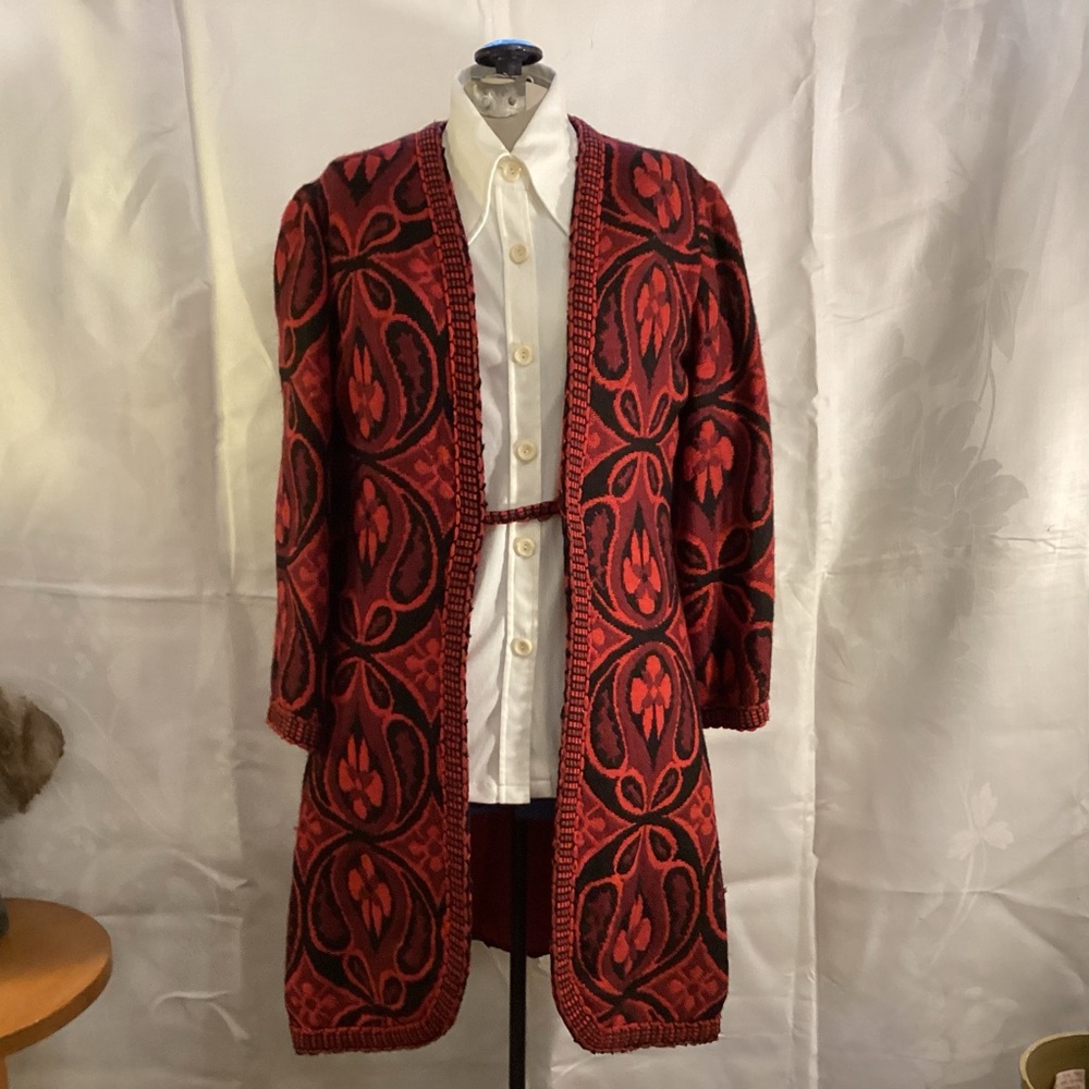 Vintage brocade over jacket S/M